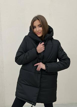 Куртка "зефірка" жіноча розмір 46 колір чорний