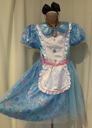 Алиса в стране чудес платье карнавальная