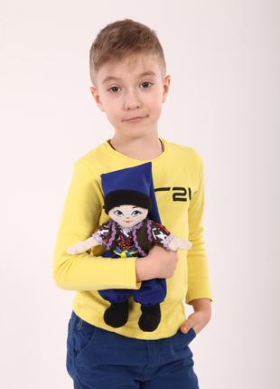 Мягкая кукла Украинка тип шарнирная мальчик