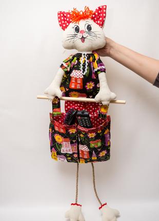 Котик органайзер с карманами