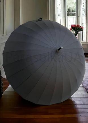 Мужской зонт для всей семьи: 24 спицы, полуавтомат и роскошная...