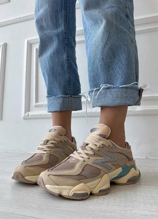 Женские кроссовки new balance 9060 beige new