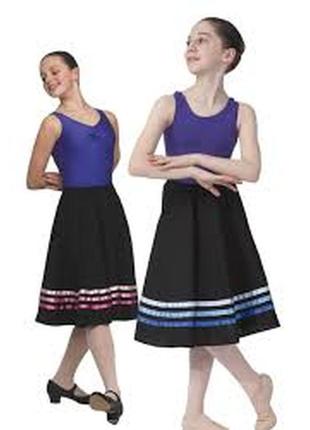 Шопенка юбка для танцев,народно-характерная длинная юбка из хл...