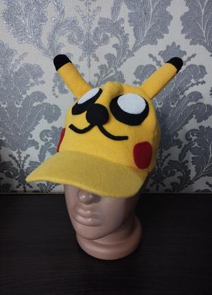 Кепка пикачу покемон каонавальная шапка кепка