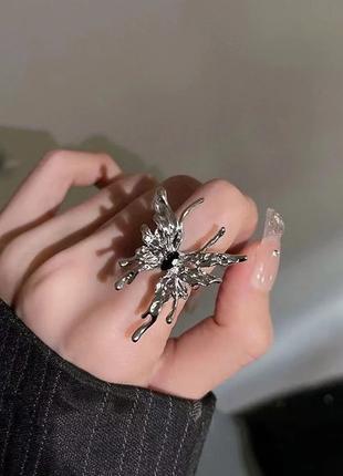 Шикарное женское кольцо Butterfly Бабочка в стиле ретро панк