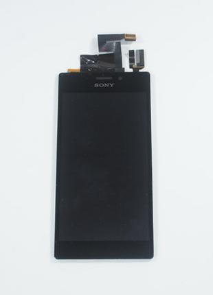 Дисплей для смартфона Sony Xperia C C2305, black (В сборе с та...