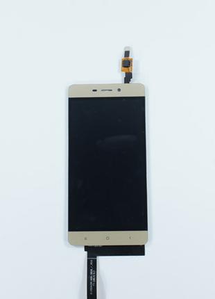 Дисплей для смартфона (телефона) Xiaomi Redmi 4, gold (В сборе...