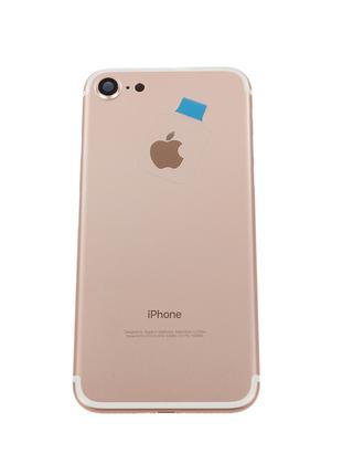 Задняя крышка для iPhone 7, rose gold, оригинал