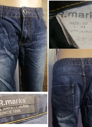 Мужские джинсы r.marks размер 30