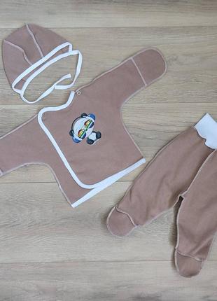 Теплі комплекти для немовлят байкові костюми для новонароджени...