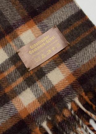 Шарф, schottischer cashmere schal. шерсть, кашемир.