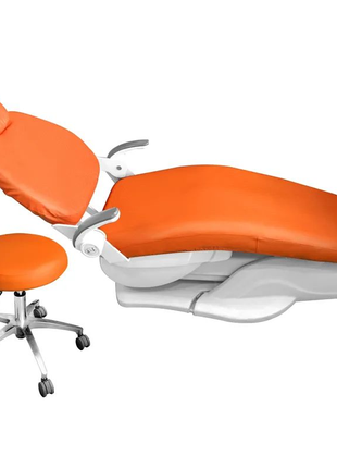 Оранжевый чехол для стоматологического кресла
