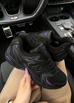 Жіночі кросівки NB 530 Fleece Termo Black Purple