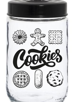 Банка Herevin Jar-Black Cookies 0.66 л (171441-001)