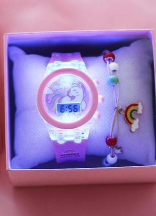 Дитячий годинник, що світиться. ідеальний подаруночок для дівч...