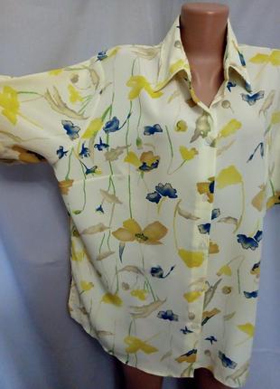Легкая летняя блуза, большой размер  №7bp