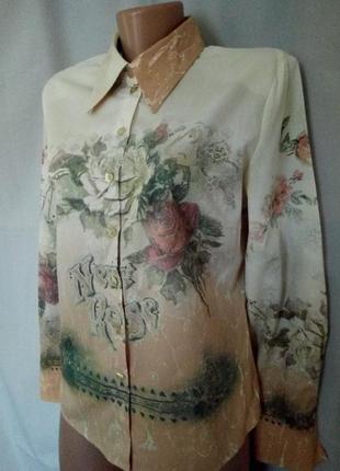 Стильная винтажная блуза, блузка, рубашка  №5bp