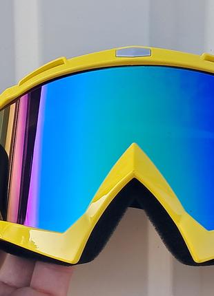 Лыжные очки Yellow жёлтые
