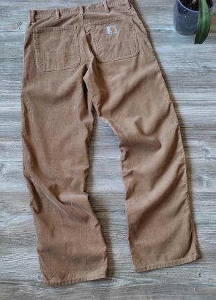 Вельветові штани джинси carhartt single pants