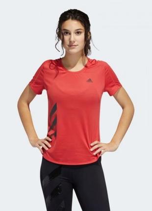 Adidas own the run 3-stripes футболка женская тренировочная р ...