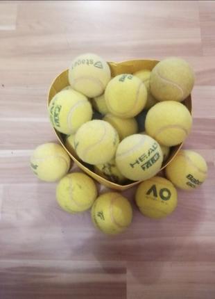 Теннисные мячи б/у. Для массажа,стирки пуховиков, игрушка собакам