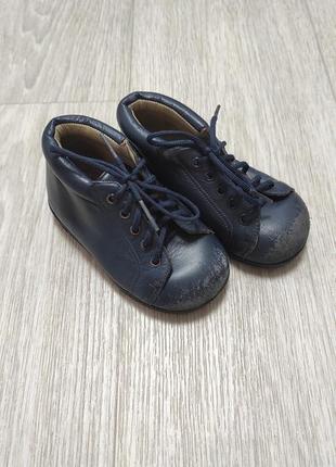 Ботинки ботиночки на шнуровке кожа