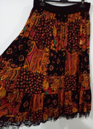 Шикарная винтажная юбка в интерьерском стиле италия