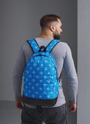 Рюкзак матрац adidas світло синій, білі лого