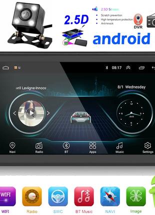 IMars 7" 2DIN Магнитола Android 9.1 GPS WIFI Bluetooth + камера