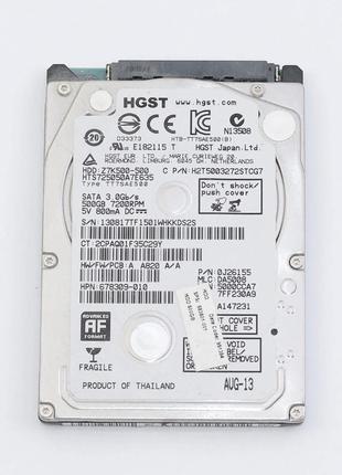 Жорсткий диск HDD HGST 500GB 7200rpm 32Mb 2.5" SATA II Z7K500-...
