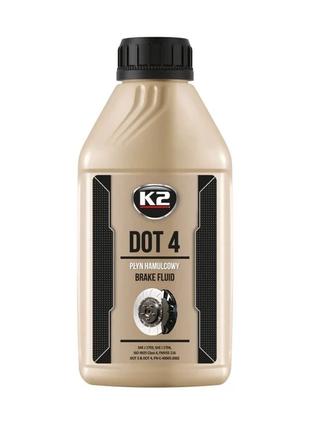 Жидкость тормозная K2 DOT-4 Brake Fluid 0,25 л