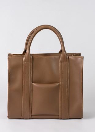 Женская сумка мокко сумка тоут сумка классическая сумка базовая с