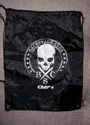 Рюкзак-мешок 44 х 32 см,черного цвета (немечашка)