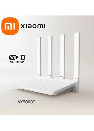Маршрутизатор Xiaomi AX3000T 2.4/5GHz WAN LAN NFC 160MHz роутер