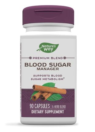 Натуральна добавка Nature's Way Blood Sugar, 90 капсул