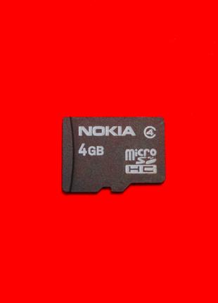 Карта памяти microSD 4 GB 4 class Nokia