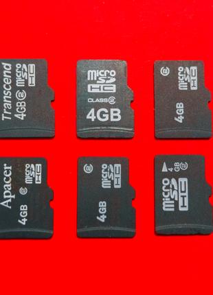Карта памяти microSD 4 GB 2 class
