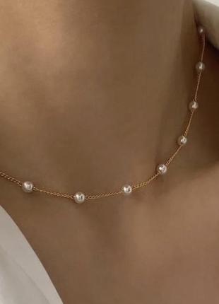 Ожерелье с перлами