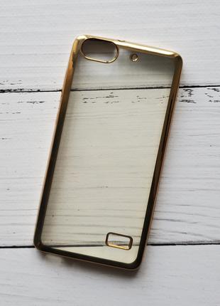 Чехол Honor 4C для телефона силиконовый Gold