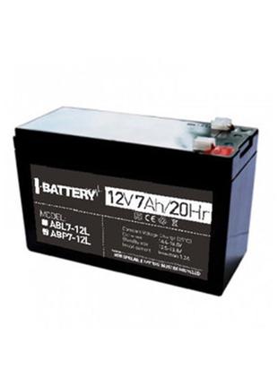 Акумуляторна батарея I-Battery ABP7-12L 12V 7AH (ABP7-12L) AGM