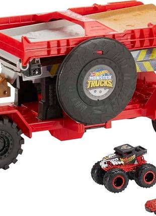 Трек Хот Вілс Пересувний Трамплін Hot Wheels Monster Trucks Do...