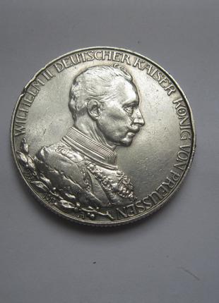 Німецька імперія 2 марки, 1913 року. Пруссія. 25 років  правління