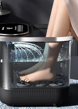 Электрическая ванночка для ног гидромассажная, ванночка массаж...