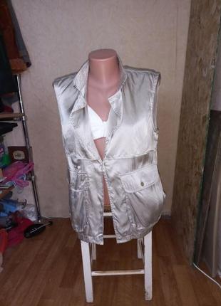 See by chloe vintage изумительная шелковая блузка/жилет