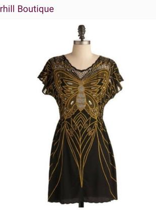 Коасивое платье туника с принтом, нарядное стильное платье