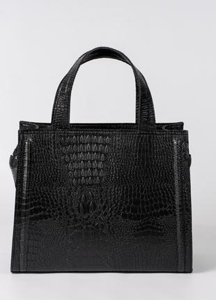 Женская сумка черная ретилия сумка тоут сумка классическая сумка
