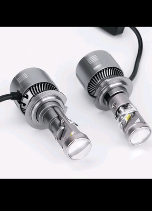 LED світлодіодні лампи з лінзою н7