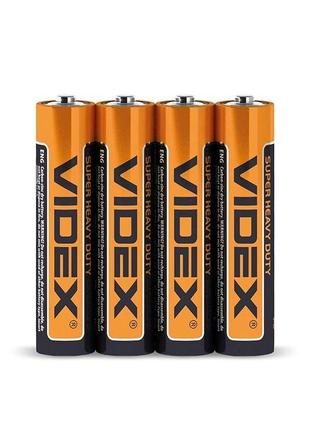 Батарейка сольова Videx R03p/aaa