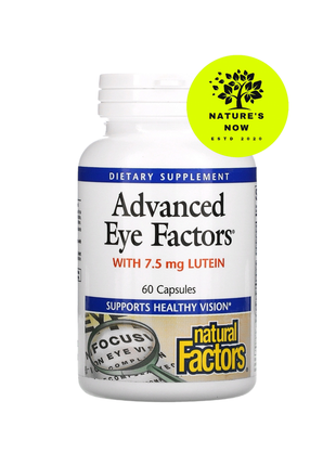 Natural factors advanced eye factors витамины для глаз с лютеи...