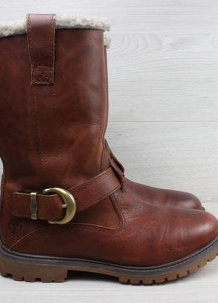 Шкіряні жіночі чоботи timberland waterproof оригінал, розмір 38